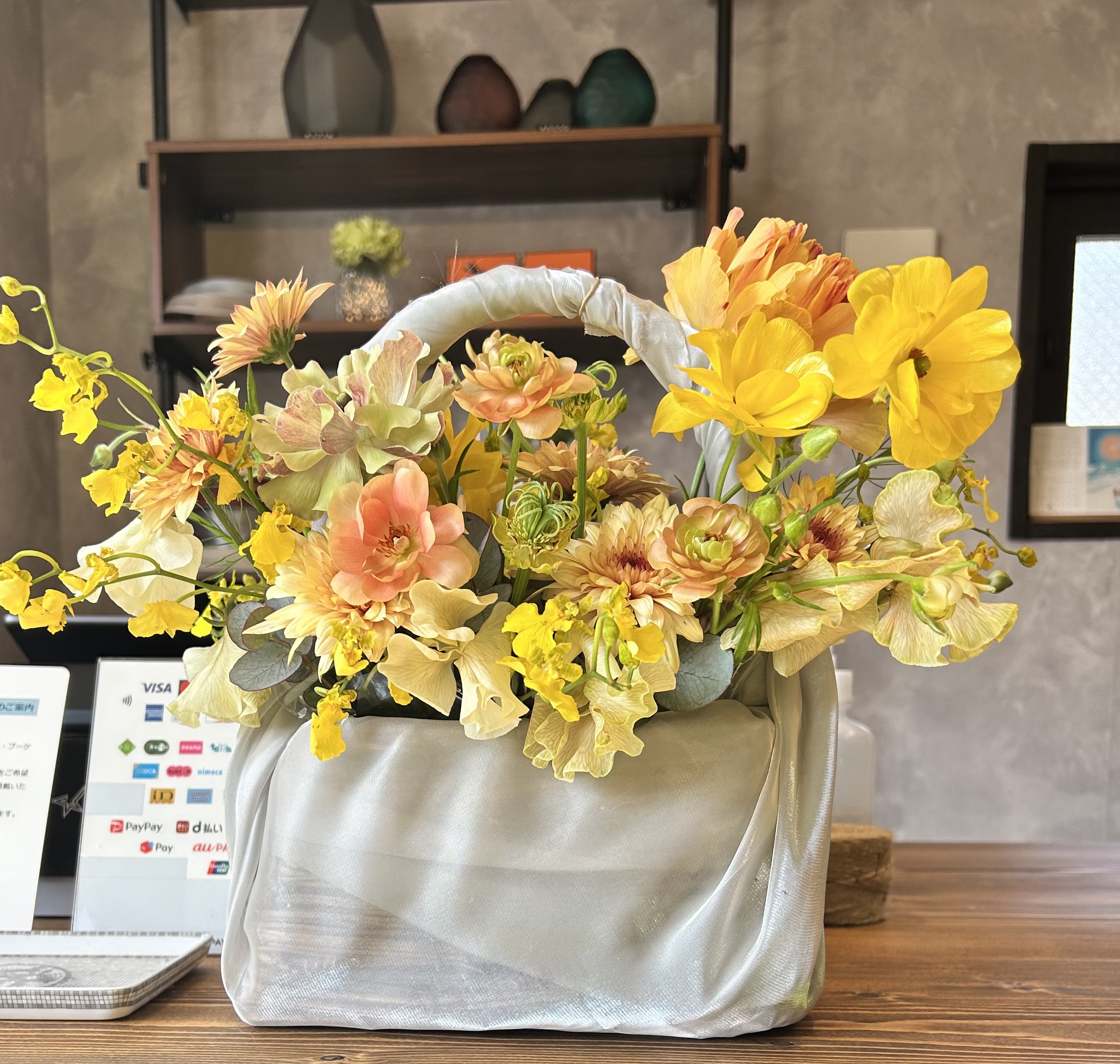 la chambreオリジナルアレンジメント(グレージュ)